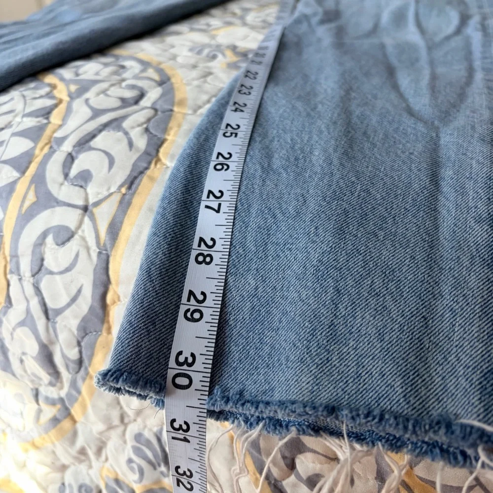 AGOLDE Criss Cross Straight Denim Jeans, Dimension, 26 - Picture 13 of 14